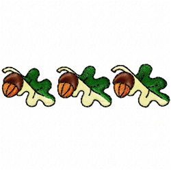 Acorn Embroidery Design 5 Acorn Embroidery Design 5